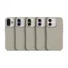 Decoded AntiMicrobial Silicone Back Cover do iPhone 17 MagSafe Kompatybilny Miękki Taupe