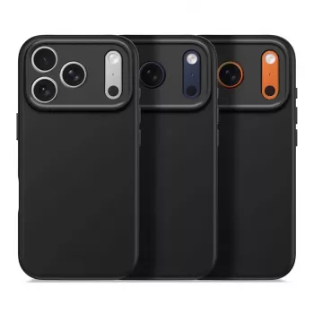 Decoded AntiMicrobial Silicone Back Cover do iPhone 17 Pro z MagSafe (Phantom Black)