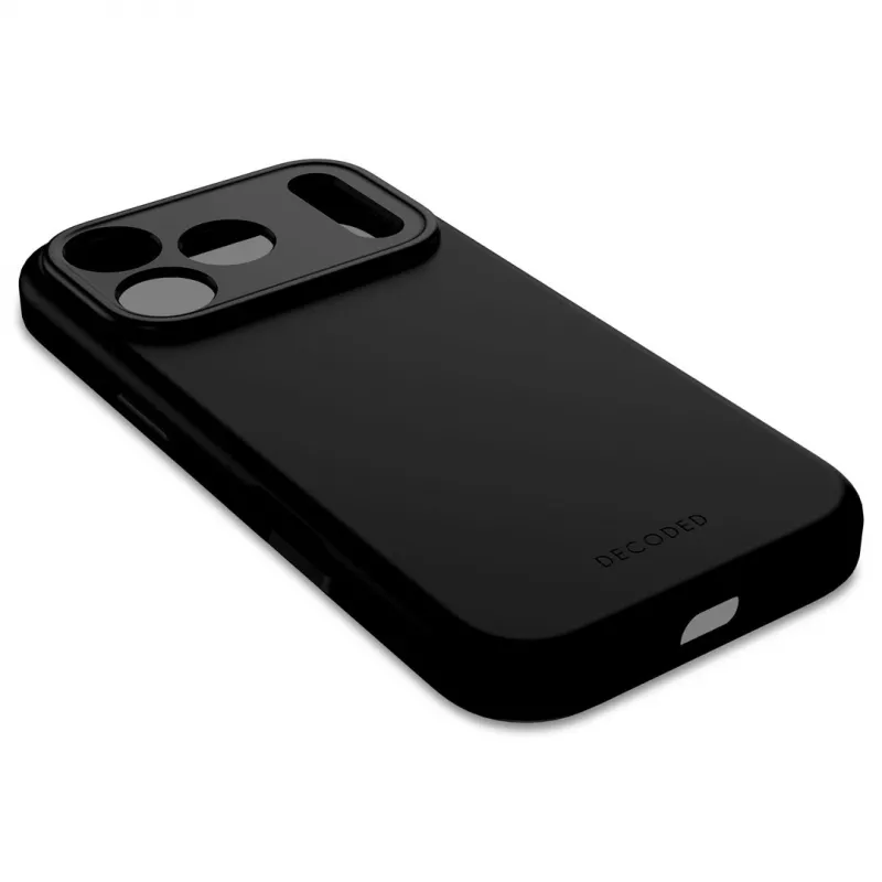 Decoded AntiMicrobial Silicone Back Cover do iPhone 17 Pro z MagSafe (Phantom Black)