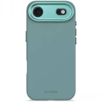 Decoded AntiMicrobial Silicone Backcover do iPhone 15 Pro Max, Retro Blue