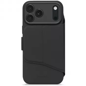 Decoded Silicone Detachable Wallet Case dla Apple iPhone 17 Pro Max - Czarny