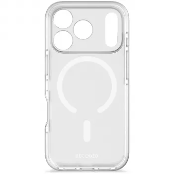 Decoded DropTec Transparent Back Cover for iPhone 17 Pro Max with MagSafe (Frosted White)