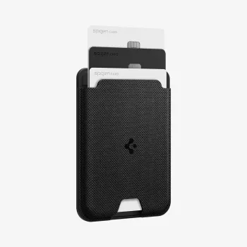 SPIGEN Urban Fit Wallet MagSafe Magnetic Card Holder dla Galaxy S Czarny