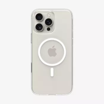 Spigen Thin Fit T Mag MagSafe Case do iPhone 16 Pro, Clear/White
