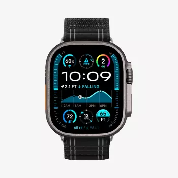 SPIGEN WBF0 Pasek Apple Watch 8 / 9 / 10 / 11 / SE / Ultra (44 / 45 / 46 / 49 mm) Czarny