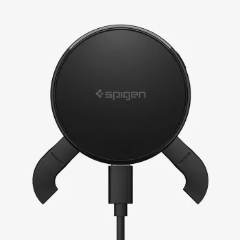 SPIGEN EV25MFAQ Essential Peltier Magnetic MagSafe Vent Car Mount Wireless Charger 25W Qi2.2 Czarny