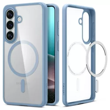 Spigen Ultra Hybrid Mag MagSafe Case do Samsung Galaxy S26+ - Crystal Clear Blue
