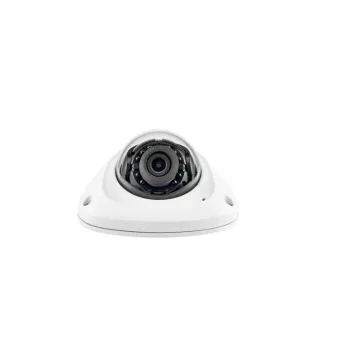 HANWHA 2MP IR Mini Dome Camera - 3.6mm Fixed Lens - 1080p - IP66 - IK10 - PoE