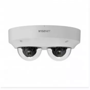 HANWHA VISION PNM-C7083RVD Sieciowa wielokierunkowa kopułkowa kamera IR, 2x 2MP, 3-6mm, WDR 150dB, IP66, IK10, PoE+