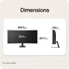 LG 34U601B-B.AEUQ 34-calowy UltraWide WQHD 1800R Zakrzywiony Monitor IPS, 120Hz, HDR10, AMD FreeSync Premium