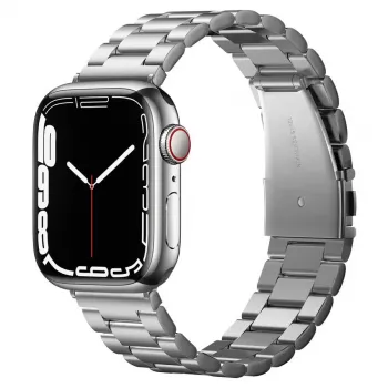 Spigen Modern Fit Link Bracelet for Apple Watch 42/44/45/49mm - Silver