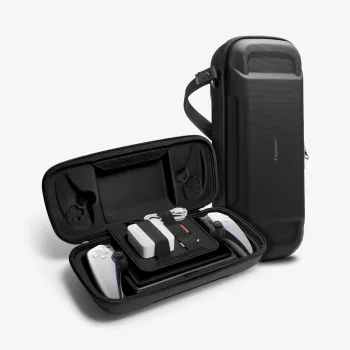 Spigen Rugged Armor Pro Case for Sony PlayStation Portal - Czarny