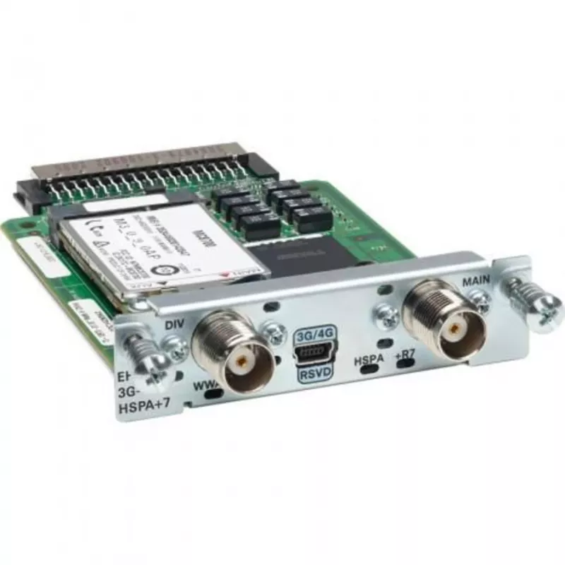 Cisco Third-Generation Wireless WAN Enhanced High-Speed WAN Interface Card (EHWIC-3G-HSPA+7)