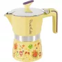 Pedrini 3TZ Frida Kahlo Stovetop Espresso Maker, Yellow (02CF161)