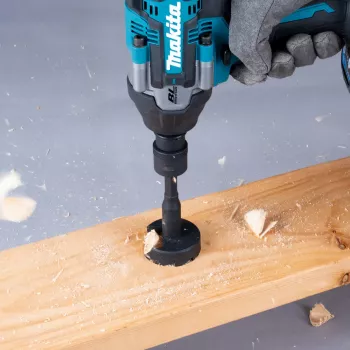 Makita B-68454 Adapter do bitów 3/8 cala kwadrat na 1/4 cala sześciokąt z bolcem blokującym
