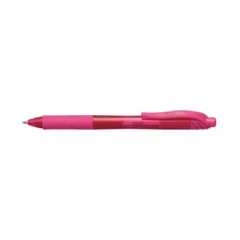 Pentel EnerGel X Retractable Liquid Gel Pen - Pink - 0.7 mm - Ambidextrous