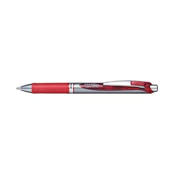 Pentel EnerGel BL80-BX Retractable Gel Pen 0.5mm Needle Tip Red Ink
