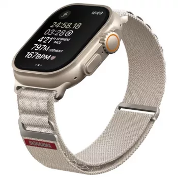 Pasek Skinarma Kobu do Apple Watch 49/46/45/44mm Ivory