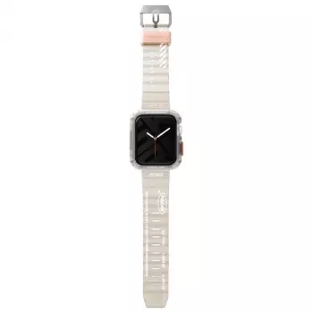 SKINARMA Shokku Pasek Silikonowy Beige do Apple Watch 45/44/42mm