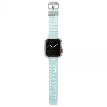 Pasek Skinarma Shokku do Apple Watch 45/44/42mm Niebieski