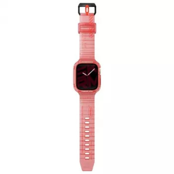 Skinarma Saido 2-w-1 Pasek i Etui do Apple Watch 45/44mm Czerwony