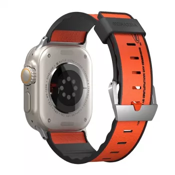 Pasek Skinarma Spunk do Apple Watch 49mm Pomarańczowy