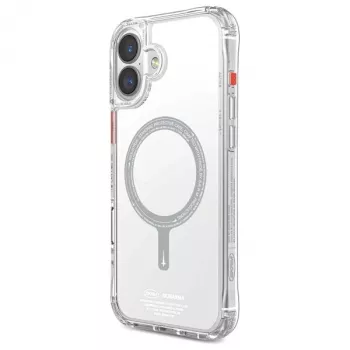 SKINARMA Saido Magnetic Charging Case do iPhone 16 6.1 cala Przezroczysty