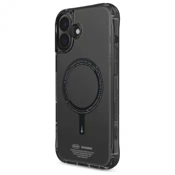 SKINARMA Saido Case do Apple iPhone 16 6.1 cala Ładowanie magnetyczne Czarny