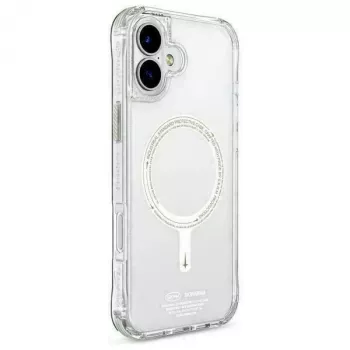 SKINARMA Saido Case do iPhone 16 6,1 cala Ładowanie magnetyczne Zielony (Niteglow)