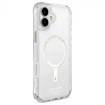 SKINARMA Saido Case do iPhone 16 Plus 6.7 cala, ładowanie magnetyczne, zielony (Niteglow)
