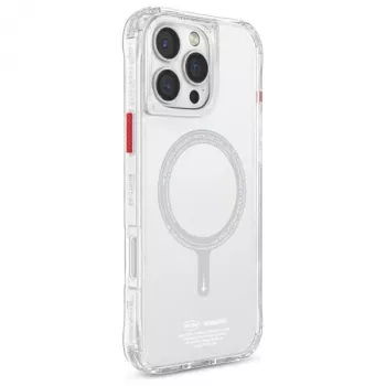 SKINARMA Saido Case do iPhone 16 Pro 6.3 cala, przezroczysty, z ładowaniem magnetycznym