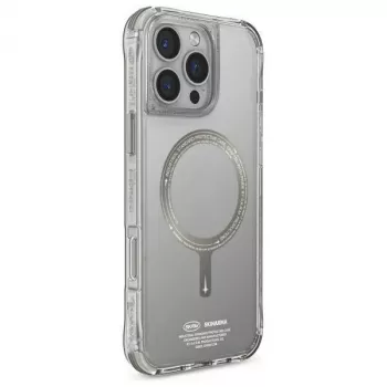 Etui Skinarma Saido do iPhone 16 Pro 6,3 cala z ładowaniem magnetycznym Titanium
