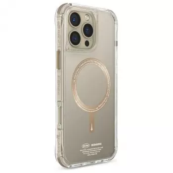 SKINARMA Saido Etui iPhone 16 Pro 6,3 cala z ładowaniem magnetycznym Szampan