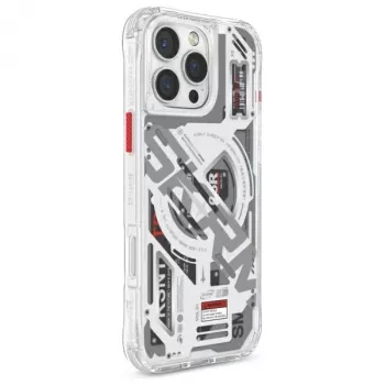 SKINARMA Ekho Case do iPhone 16 Pro 6.3 cala, przezroczysty, z ładowaniem magnetycznym
