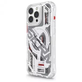SKINARMA Ekho Case do iPhone 16 Pro 6.3 cala, przezroczysty, z ładowaniem magnetycznym