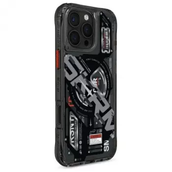 Skinarma Ekho Case do iPhone 16 Pro 6.3 cala Ładowanie Magnetyczne Czarny