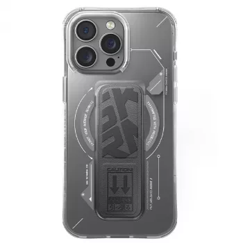 Skinarma Helio iPhone 16 Pro 6.3 cala magnetyczne ładowanie + etui z uchwytem i podstawką Tytan