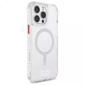 SKINARMA Saido Magnetic Charging Case do iPhone 16 Pro Max 6.9 cala przezroczysty
