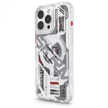 SKINARMA Ekho Magnetic Charging Case do Apple iPhone 16 Pro Max 6.9 cala przezroczysty