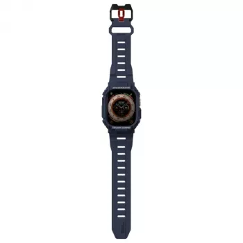 SKINARMA Mecha 2-w-1 Etui z Paskiem do Apple Watch Ultra 49mm Granatowy