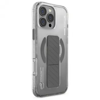 Skinarma Axon Case dla iPhone 16 Pro 6.3 cala, ładowanie magnetyczne + uchwyt z gripem, tytan