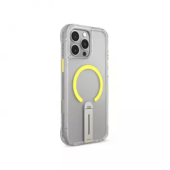SKINARMA Helix Case do iPhone 16 Pro Max z magnetycznym ładowaniem i obrotowym stojakiem 360°, przezroczysty