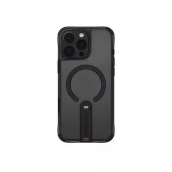 SKINARMA Helix Magnetic Charging 360 Rotating Stand Case do iPhone 16 Pro Max, Czarny
