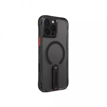 SKINARMA Helix Magnetic Charging 360 Rotating Stand Case do iPhone 16 Pro Max, Czarny