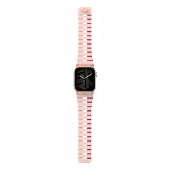 Pasek Skinarma Gemini do Apple Watch 42/41/40 mm Różowy