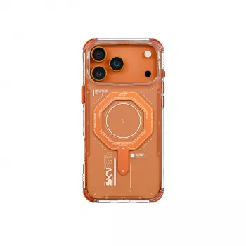 Skinarma Magma Magnetyczne Etui Ładujące do iPhone 17 Pro Max, Pomarańczowy