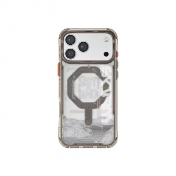 SKINARMA Sonix etui z pierścieniem magnetycznym Mag-Charge do Apple iPhone 17 Pro, kamienne (SK-2025IPP6.3-SONIX-STN)