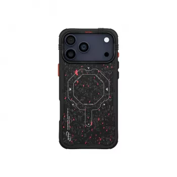 Etui Skinarma Vektor do iPhone 17 Pro Max, ładowanie magnetyczne, czarne