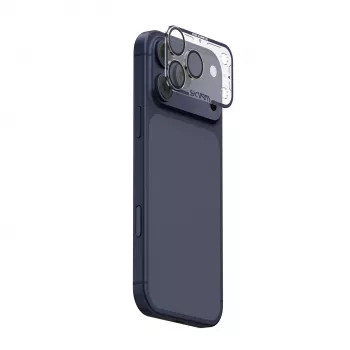 Skinarma Magma Full Matte Camera Lens Protector do iPhone 17 Pro Max Niebieski