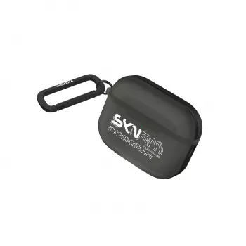 SKINARMA Kinzoku etui z karabińczykiem do Apple AirPods Pro 3, dymne (SK-APP3KIN-SMOKE)